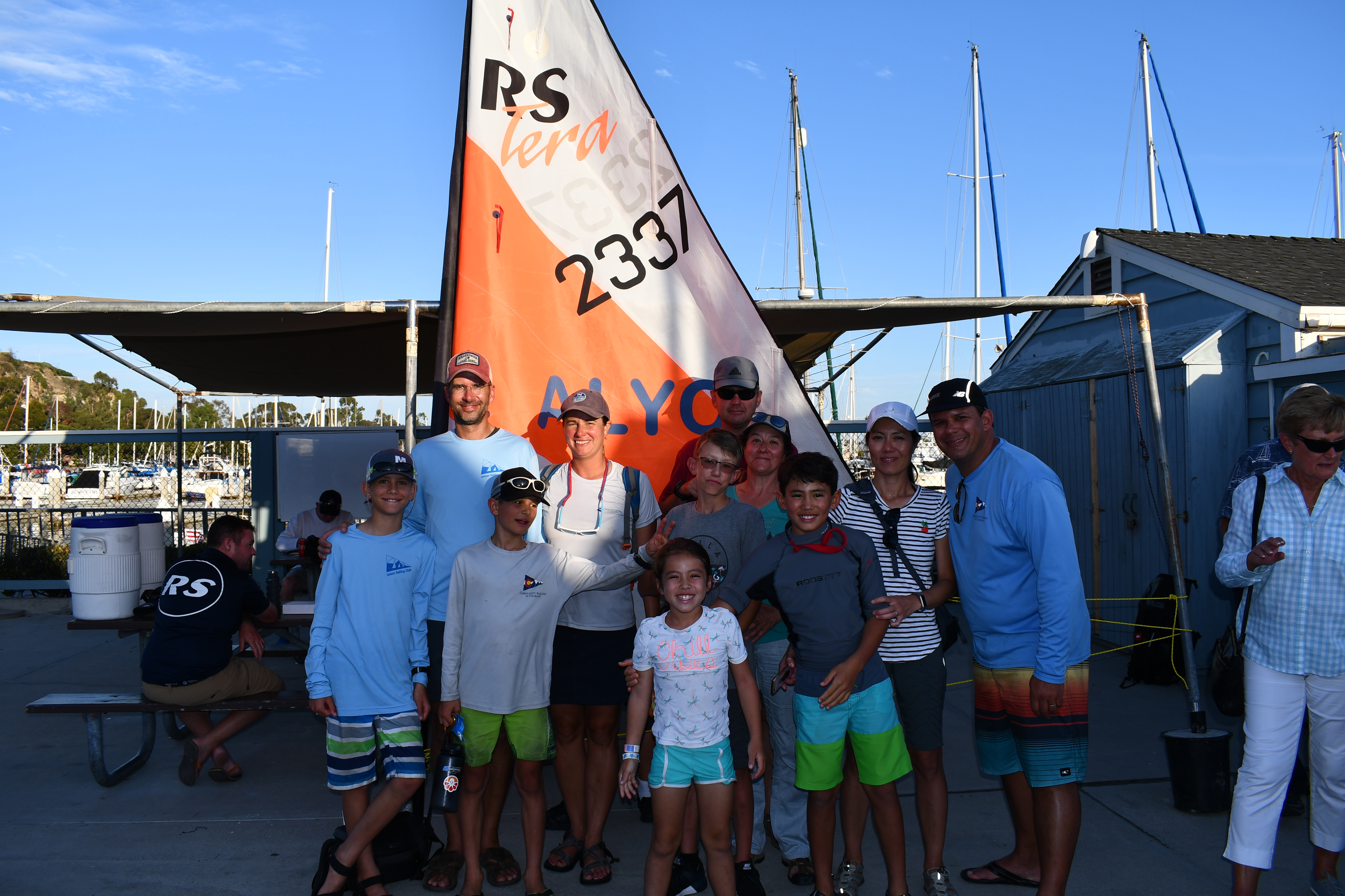 Four Colorado Tera sailors try their luck in Dana Point, CA at the 2019 Tera North Americans